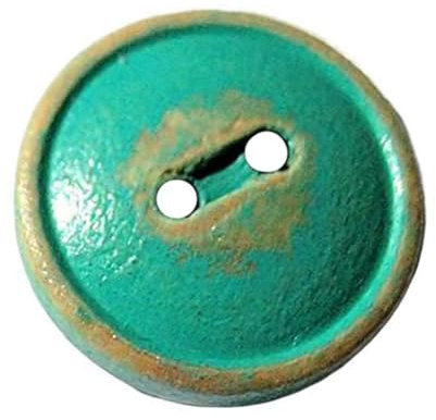 12,5mm/15mm/18mm Holzknopf-Hemdknopf, Blauer See, 12,5mm – 8 Stück