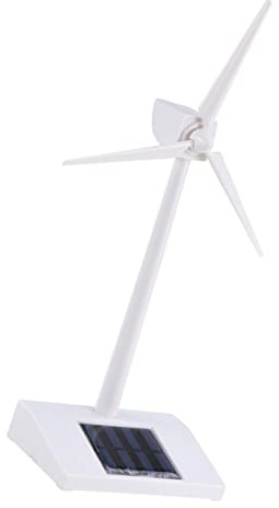 ERINGOGO De Eólica De Escritorio Solar para Educación y Diversión Molinos De Viento De Abs Decoración para y