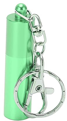 Billiard Cue Tip Shaper Professional Aluminum Alloy Stainless Steel Needles Pricking Pin Grinding Repair Tool for Pool Snooker Players with Keychain (Green)