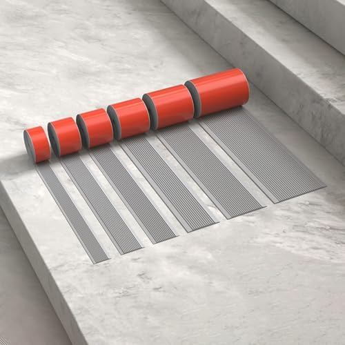 Treppenkantenprofil Selbstklebend,rutschfester Treppenkantenschutz Für Treppenprofil, Stufenschutz Innen & Außen, Flexible Kantenleiste, Treppenstufe, Türschwellenleiste, Kantenschutz Treppe