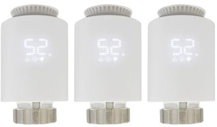 Robinet Thermostatique Intelligent TRV 3.0 For Maison Connectée, Actionneur De Radiateur, Contrôleur Température Vocal(ME167 3PCS)