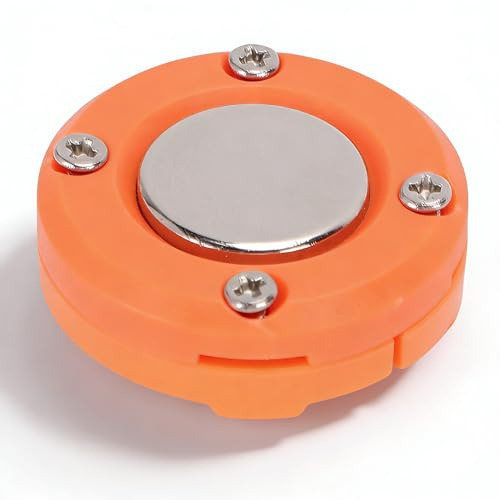 Dpofirs Support Magnétique de Montage de Voiture pour Micro Radio Mobile, Clip de Suspension de Micro CB pour MH-67A8J HYT SM16A1 QYT KT-8900, pour PMMN4090 HMN3596A RMN5052A CDM1250 (ORANGE)