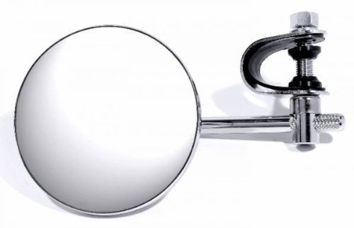 Lenker Spiegel Chrom für Chopper Oldtimer Cruiser Fahrrad Roller Mofa
