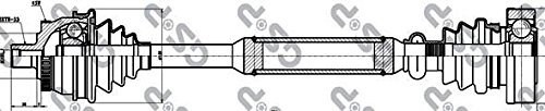GSP 203005 Antriebswelle