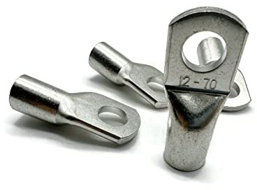 Exoda capocorda 70mm2 M12 4x per cavo batteria 70 mm² con apertura vite di 12 mm e diametro di 94 mm senza guaina PVC per connessioni stabili e montaggio semplice