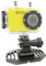 GoXtreme 20116 Adventure HD Action-Kamera mit Wasserdichtem (5 cm (2 Zoll) Display, 720p, 1,3 Megapixel, CMOS-Sensor, microSD Kartenslot, USB, Li-Ion Akku) gelb