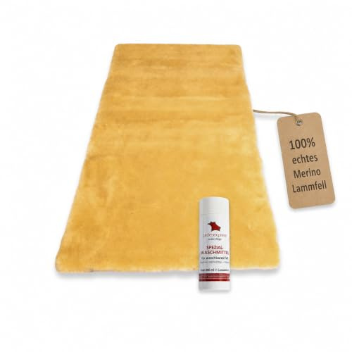 Leibersperger Bettauflage/Betteinlage echtes medizinisches Lammfell Premium Qualität (70cm x150 cm)