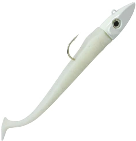 Hogy Twitcher + Paddle 20cm Gummifisch bone, Gewicht:125g Jigkopf / 150g gesamt