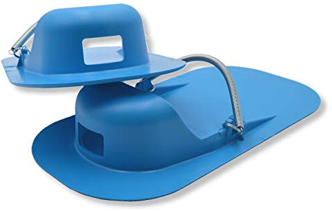 DEWEPRO® 1 Paar Fliesenschuhe - glatt - Estrichschuhe Glättschuhe