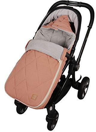 Kaiser 65783 Annabel Sommer Fußsack 100% Baumwolle (Peach Bloom)