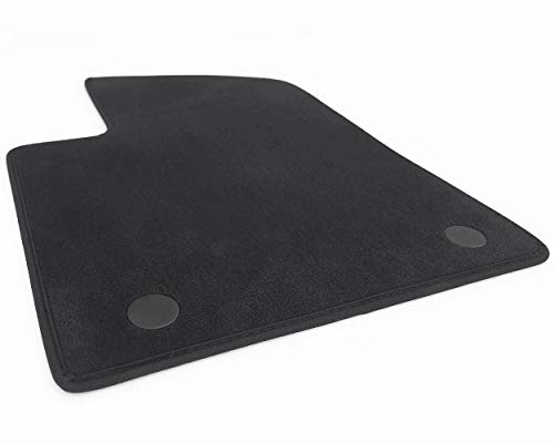 Fußmatte Fahrermatte 500 500C 500S Velours Matten Autoteppich Original Qualität Fahrerseite, Schwarz