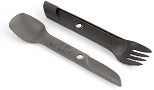 UCO Recycelter ECO 2-teiliger Schalter, Göffel und Gabel-Messer, Utensilien