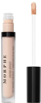 Morphe Filter Effect Soft Radiance Concealer - Buildable Coverage Liquid Concealer Face Makeup with Hyaluronic Acid & Pomegranate Extract & a Natural Radiant Finish - Light 6 (Neutral) (0.12 fl oz)