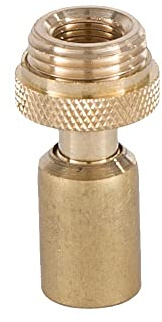 B&P Lamp® Solid Brass Hang Straight Screw Collar Swivel for 11/16 Inch Canopy Holes, Unfinished Brass