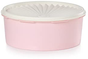 Tupperware Heritage Collection 7,6 Tassen Keksbehälter, Vintage in Hellrosa, spülmaschinenfester und BPA-freier Behälter (1,8 l)