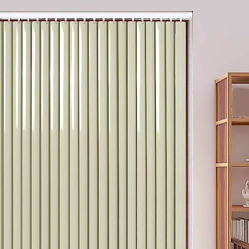 Sh000ad Verdunkelungs-Vertikaljalousien aus Metall,Lamellenvorhang aus Aluminium,Wärmeisolierter Raumteiler Fenster Rollo,Aluminium Jalousie Für Heimbüros,mit Zubehör,Anpassbar (75x120cm(WxH))