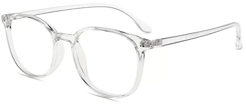 Firmoo Lesebrille 1.75x Damen Herren TR90 Blaulichtfilter Brille mit Stärke | Extra Leicht Entspiegelt Anti-Glanz Computerbrille mit Stärke für PC/Handy/Fernseher,Klar
