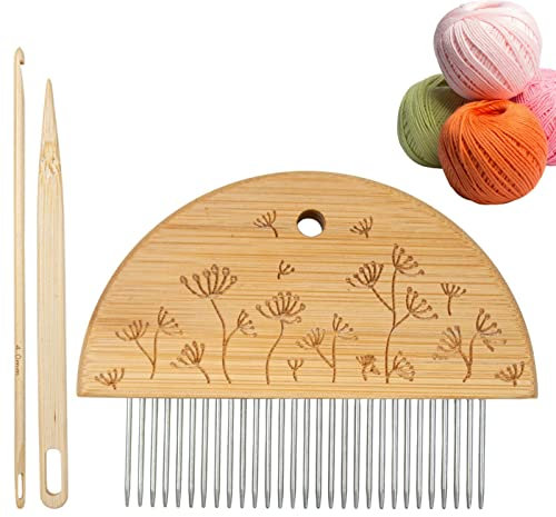 Firulab Webstuhl-Kit für Anfänger | Hölzerner Multi-Craft-Webstuhl | Webrahmen-Webstuhl für Webbrett-Weber-Tapisserie-Kind-Anfänger