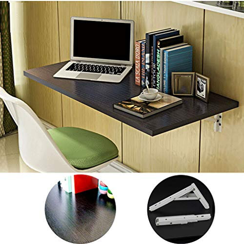 Wandklapptisch mit schwarzen Streifen, moderner Schreibtisch für Kinder, Dicker Computertisch, rechtwinklig montierter Tisch, zusammenklappbarer Bürotisch, Esstisch für die Küche (40 x 30/16