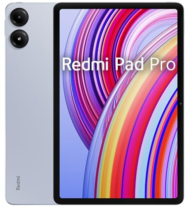 XIAOMI Redmi Pad Pro 8+256GB Blau mit Ringhalter, Snapdragon 7s Gen, HyperOS, 12,1 120Hz 2,5K augenschonendes Display, 10.000mAh (typ) großer Akku, 33W Schnellladen (2 Jahre Garantie)