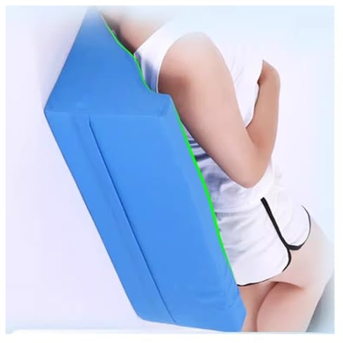 Keilkissen Bett Reflux Kissen Erwachsene RüCken Verlängertes Keilkissen, Bettkeil für Senioren/Schwangerschaftspatienten/Erwachsene für Seitenschlafen, Nacken-/Rücken-/Taillenstützkissenkeile mit abne