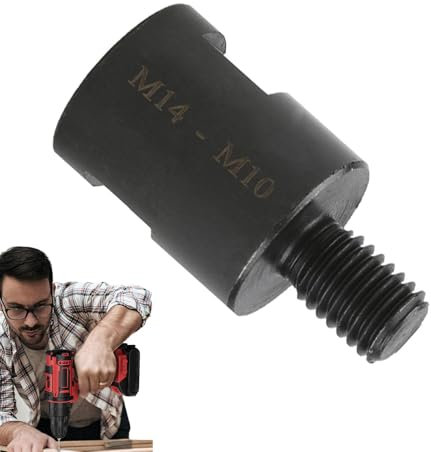 Adattatore per smerigliatrice angolare per trapano elettrico, prolunga per smerigliatrice angolare |. Accessorio per albero taglierina per driver da M10 a M14, adattatore per smerigliatrice angolare p