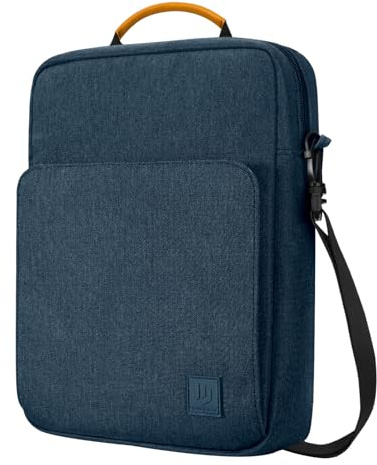 Dadanism 9-11 Zoll Tablet Tasche mit Schultergurt & Griff, Indigo | für iPad Air 11 M4/M3, iPad Pro 11 M5, iPad A16 11, iPad 10. Gen/Air 5 10,9, iPad 9/8/7. Gen 10,2, Galaxy Tab A11+ 11