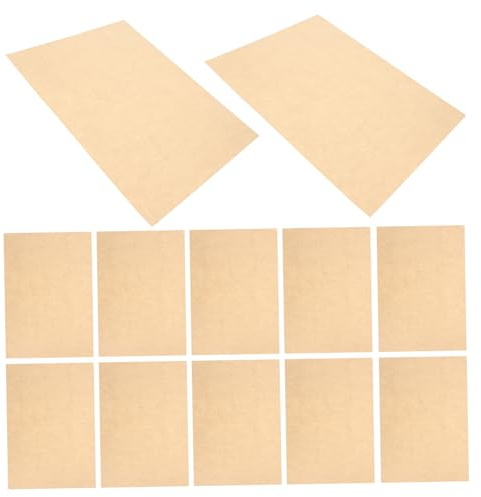 Holibanna Papier Parchemin A4 90 G Brun Clair 50 Feuilles Non Blanchi pour Écriture Impression Certificat Diplôme Usage Bureau Scolaire