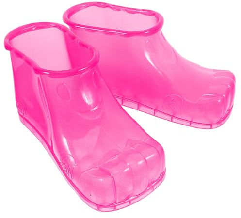 Hemobllo Scarpe per Pediluvio in PVC Resistenti Stivali da Bagno Portatili per Massaggio Piedi Vasca Pediluvio Casa per Rilassamento e Lavaggio Famiglia
