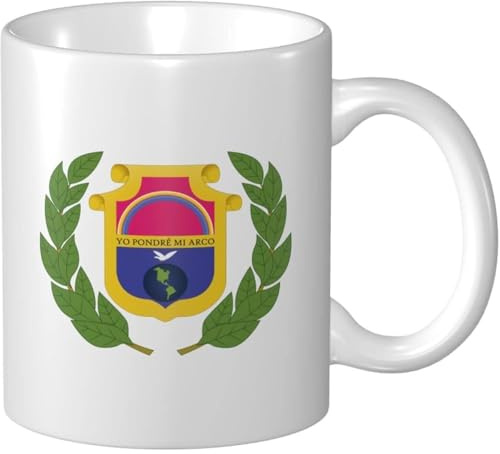 Tazas De Cerámica Bandera De Alta Verapaz Tazza Di Latte Hombres Moderna Tazas De Té, Para Bebidas Calientes, Café, Oficina, 330ml