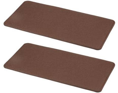 QUARKZMAN 2 Piezas De Base Moldeadora De Fieltro, 12 X 6 Pulgadas Rectángulo para El Fondo De Bolso, Inserción De Tablero Forro con Esquinas Arqueadas para Bolso, Color Café