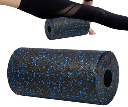 Rodillo de masaje hueco de 30 cm para relajar el cuello, la espalda y el cuerpo entero, rodillo de yoga estable para una relajación muscular específica