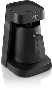 Arzum Félix Jet Cafetera turca, Máquina Mocha Totalmente Automática Con Capacidad De 1-5 Tazas, Prevención De Desbordamientos Y Boquilla De Dos Caras