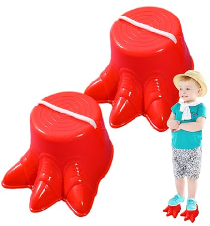 Laufstelzen Für Kinder – Motorik Trainingsspielzeug Aus ABS | Balance Stelzen Outdoor Spiel & Koordination – Lernspielzeug Für Garten, Schule, Spielplatz, Fördert Gleichgewicht, Bewegung Und Spaß