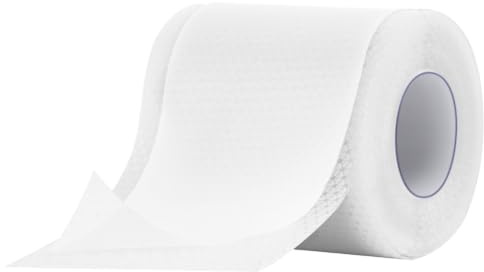 ALIIP Silicone Skin Tape 4cm Width, Reusable & Waterproof Soft Silicone Sheet Roll for Skin Smoothing, Breathable Self-Adhesive Tape for Daily Comfort – Clear – 4cm x 3m Roll