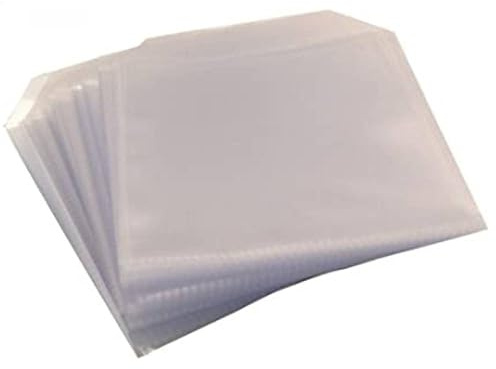 Disk wallet clear 150 micron pack of 100
