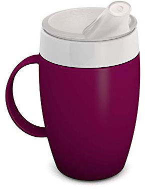 Ornamin Mug with Internal Cone 140 ml BlackBerry and Thermal Function with Spouted Lid (Model 905 + 806) | Drinking aid, Feeding Cup
