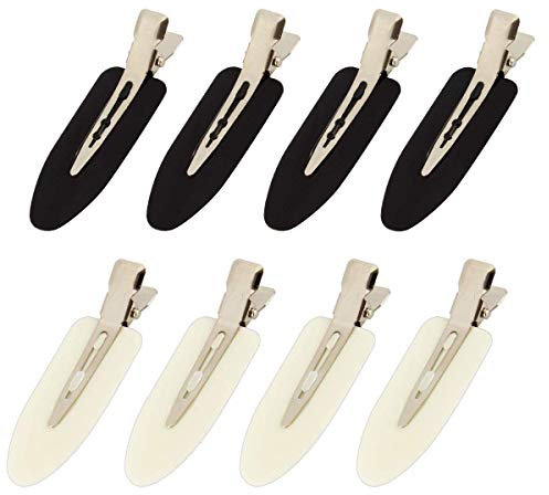 8 pinzas para el pelo sin doblar, pinzas para rizar, sin arrugas, para peinado, flequillo, ondas de dedos, aplicación de maquillaje, horquillas de peluquería para peluquería