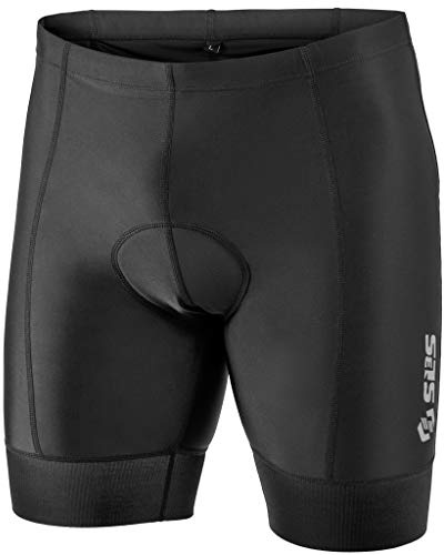 SLS3 Triathlon Shorts Mens - Tri Short Men's - Tri Shorts for Men | 2 Pockets | Black FRT 2.0 German Designed