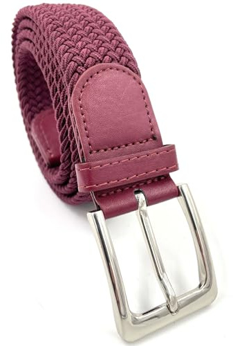 LisaModa Unisex Stretch Flechtgürtel für Damen und Herren in vielen Farben | Stufenlos verstellbarer Webgürtel aus flexiblem Textilgewebe – bequemer, dehnbarer Stoffgürtel für Freizeit & Alltag