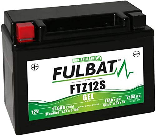 FTZ12S FULBAT BATTERIA A GEL PRONTA ALL'USO YTZ12S compatibile con HONDA SH 300 2014 2015 2016 2017 2018 2019 2020