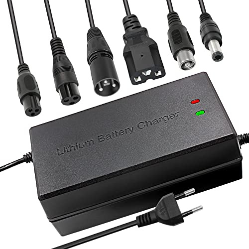 54.6V 5A Li-ION Multi-Plug Battery Charger for E-Bike Scooter E-Bike Boat Motorcycle Battery Charger 13s 48V (Not Suitable for Lead Batteries - Acid)