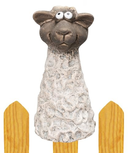 Zaunfigur Schaf Zaundeko Zaunhocker Ostern Schäfchen Lamm H=17 cm