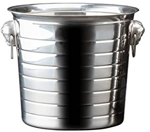 Pimex ice bucket, ice bucket gift Ice Bucket Stainless Steel With Double Loop Handle Large Capacity Ice Bucket Multipurpose Chilling Beerkeep It Cold And Dry wine buckets for parties