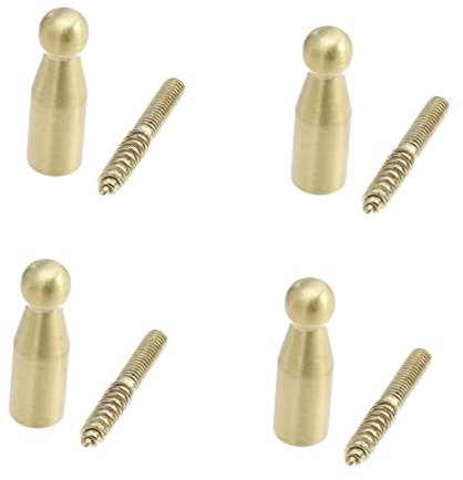 OUNONA 4 Stück Kleiderhaken Aus Messing Schwarzer Handtuchhaken Goldene Badezimmerhaken Schwere Haken Tür Kleiderhaken Zur Wandmontage Starker Lagerhaken Haushalt Mantel