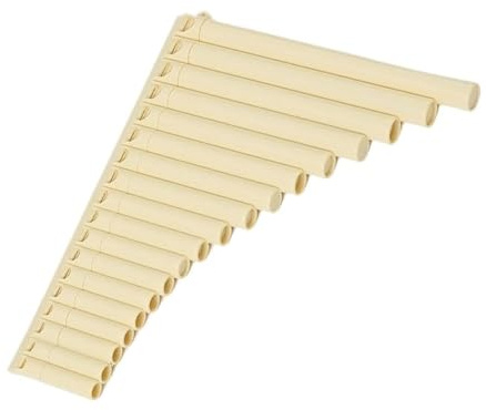 Panflöte Instrument Beigefarbene Panflöte Mit 18 Pfeifen Für Anfänger Professionelles Spielen Nationaler Blasinstrumente Spezielle 18 Pfeifen Für Anfänger