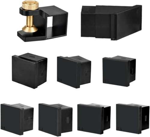 9 Stück Schwalbenschwanz-Sägeführung, Multifunktionales Schwalbenschwanzsägenführungsset Mit 45° Und 90° Winkeln, 6 Führungsmodulen, für Präzisions-Holzbearbeitung, Aluminiumkonstruktion