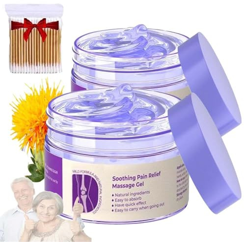 2 piezas Kresin Articular Dolor Gel Gel Morado,Gel De ReparacióN De Articulaciones De Kresin,Para El Aliviio Del Dolor Articular, Gel Corporal Para Hombro, Cuello, MúSculos Y Huesos