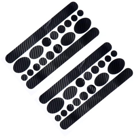 iplusmile 2 Fogli Pellicola Protettiva AntiGraffio per Telaio Bici Carbonio Adesivi Resistenti Allacqua Calore Compatibile Bici Corsa Residui e Facile Rimuovere