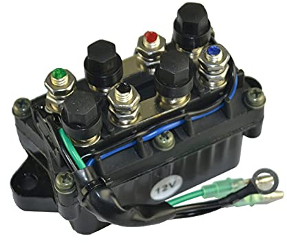 ASDGH 12-V-Trimmrelais for Bootsmotoren, for Yamaha, Außenborder 30–90 PS, Ersatz 6H1-81950-00 6H181950000 6H1-81950-01 6H1819500100